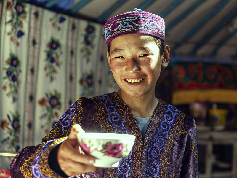 Staying with a Kazakh Nomad family tour